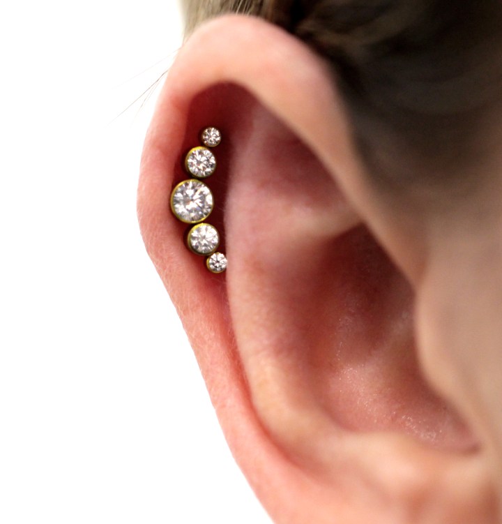 helix cluster (solo gioiello)